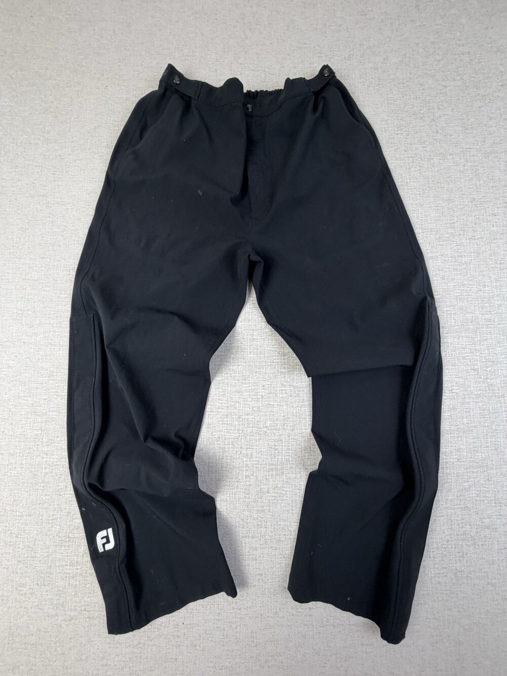 FootJoy DryJoys Tour XP Men’s Large Black Waterproof Golf Rain Pants